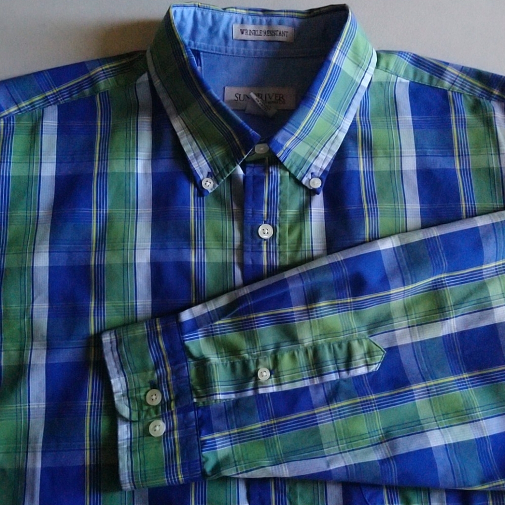 5/$25 Sun River Clothing Co casual shirt